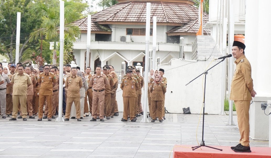 Pimpin Apel Usai Libur Lebaran, Ini Pesan Pj. Wali Kota Palopo