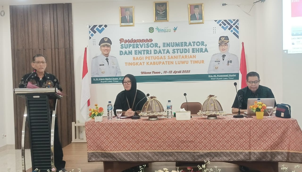 Dinkes Lutim Gelar Pelatihan Pemahaman Sanitasi dan Higienitas Rumah Tangga