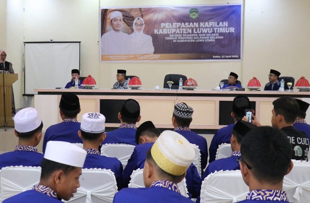 Lepas Kafilah Lutim ke STQH XXIII, Ini Pesan Wabup Lutim