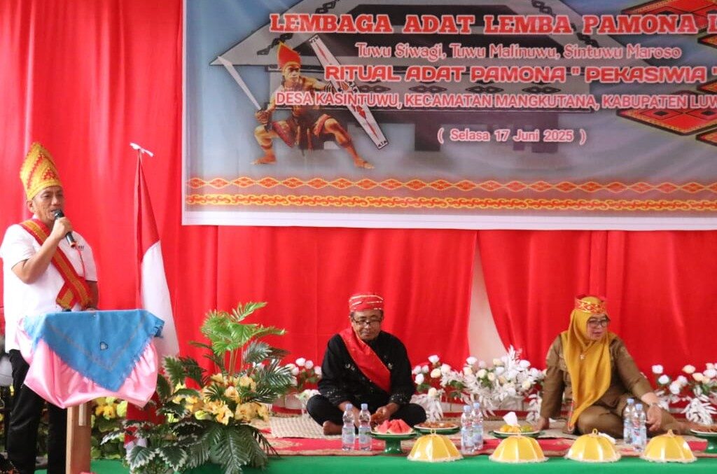 Bupati dan Wakil Bupati Lutim Resmi Jadi Keluarga Besar To Pamona