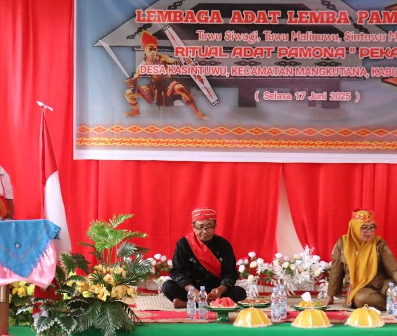 Bupati dan Wakil Bupati Lutim Resmi Jadi Keluarga Besar To Pamona