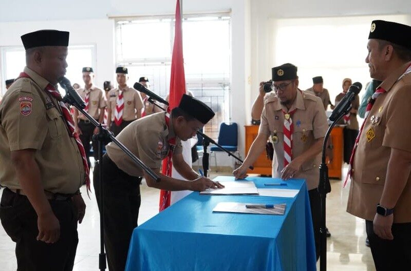 Ibas Resmi Lantik Pengurus Pramuka Luwu Timur