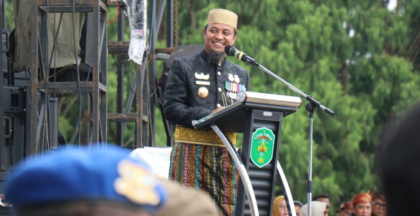 Hadiri HUT, Andi Sudirman Tegaskan Komitmennya Bangun Luwu Timur