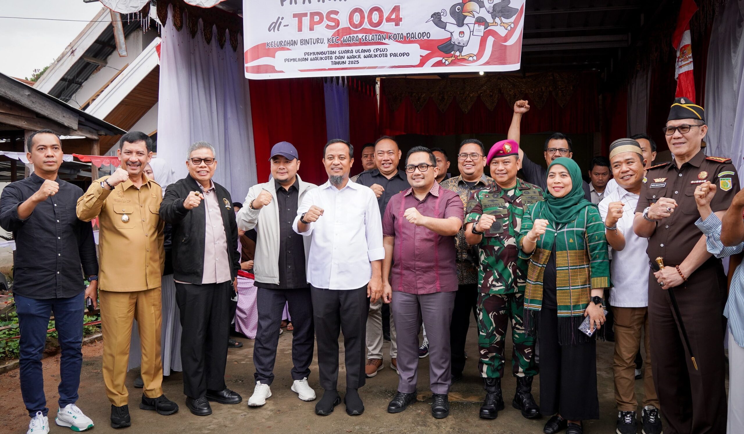 Gubernur Sulsel Pantau Pelaksanaan PSU di Kota Palopo