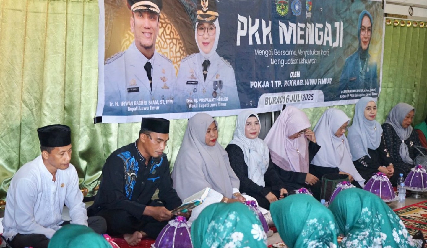 TP-PKK Lutim Gelar Gerakan PKK Mengaji