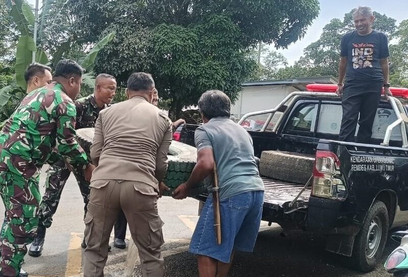 Tekan Kasus DBD, Pemkab Lutim Bersih Ban Bekas