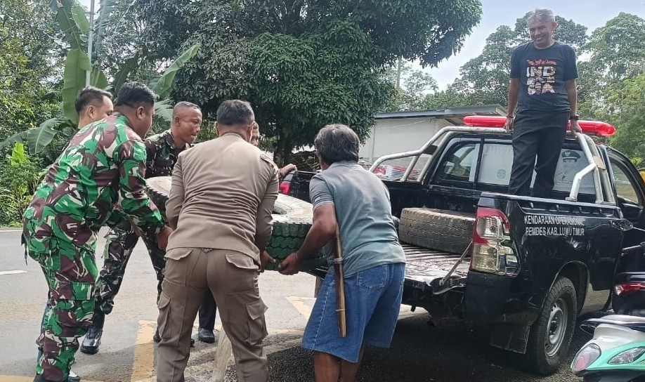 Tekan Kasus DBD, Pemkab Lutim Bersih Ban Bekas
