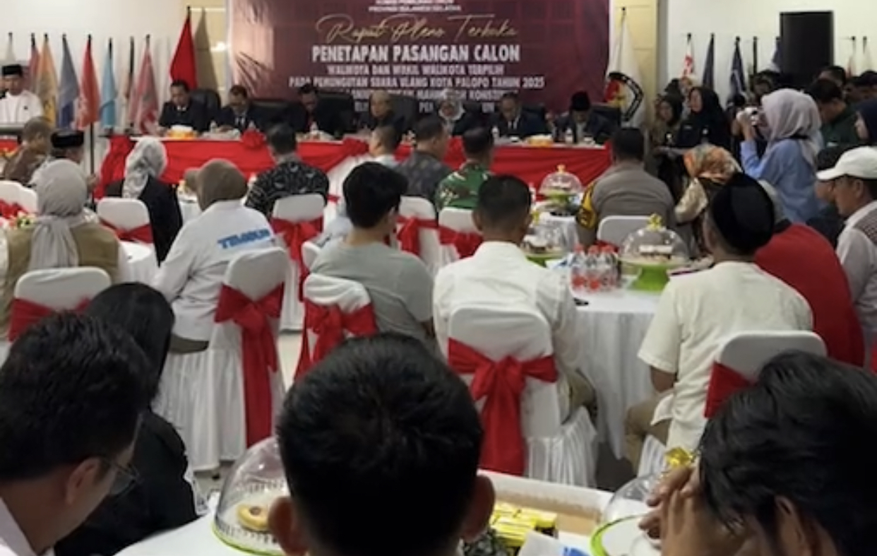 KPU Tetapkan Naili-Akhmad Wali Kota dan Wakil Wali Kota Palopo Terpilih