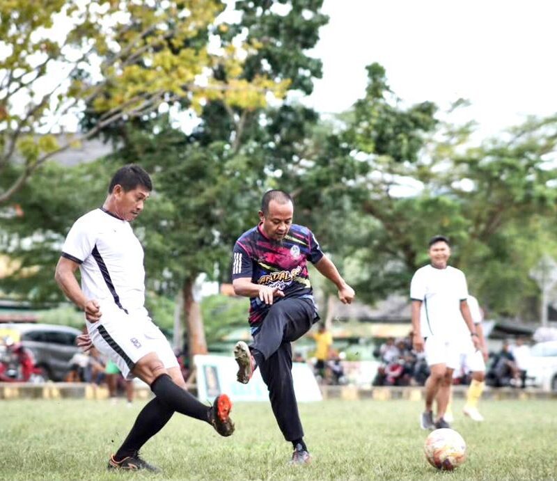 Tim Sepakbola Andalan Sulsel Kalahkan Tim Forkompimda Palopo dengan Skor 5-2