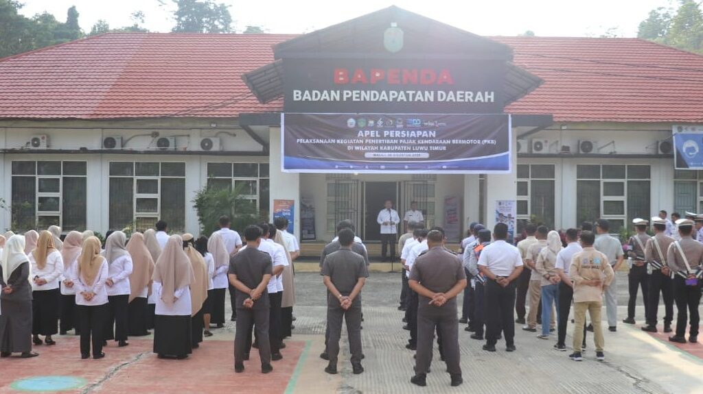 Pimpin Apel Penertiban PKB, Bupati Lutim Imbau Masyarakat Taat Pajak