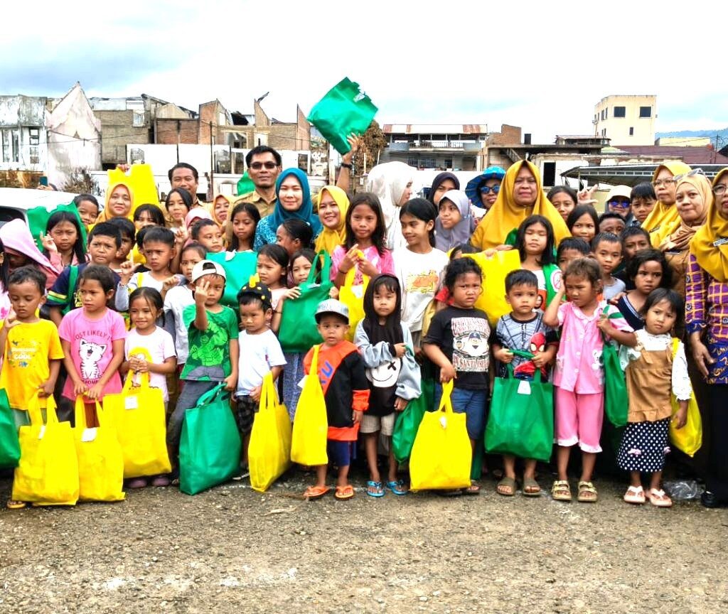 Anak-anak Korban Kebakaran Sorowako Ikuti Trauma Healing
