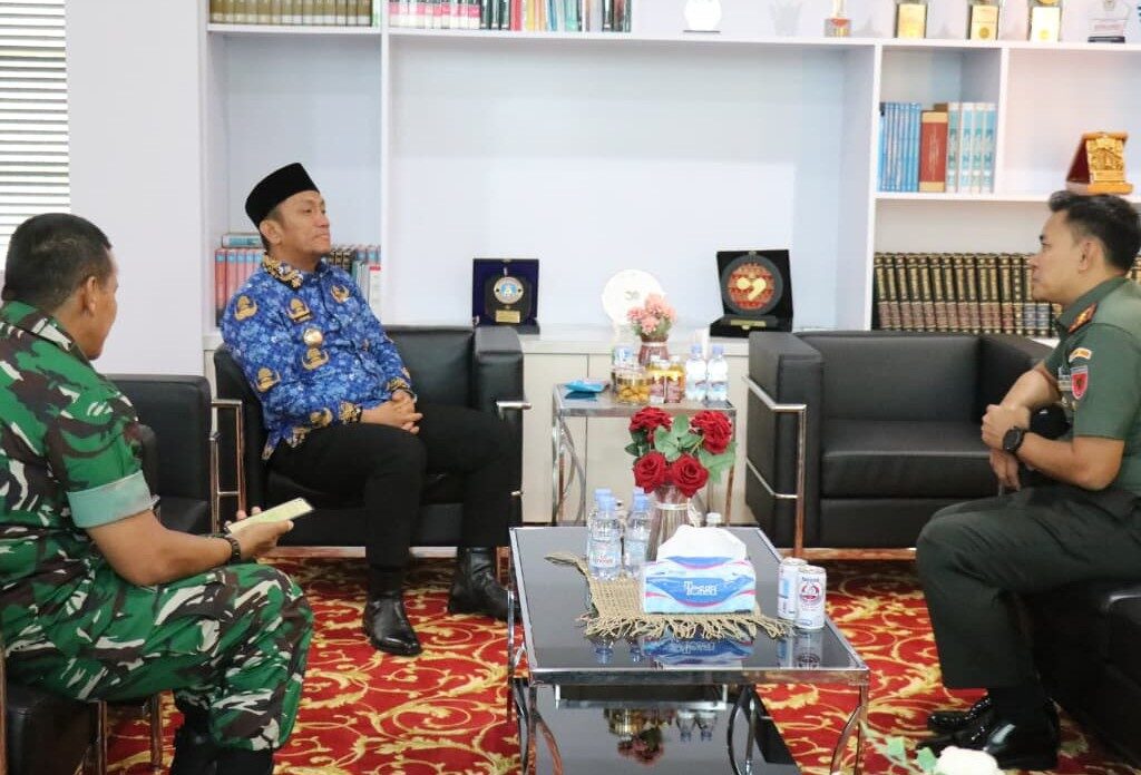 Temui Bupati Lutim, Dandim 1403 Palopo Sampaikan Sejumlah Program