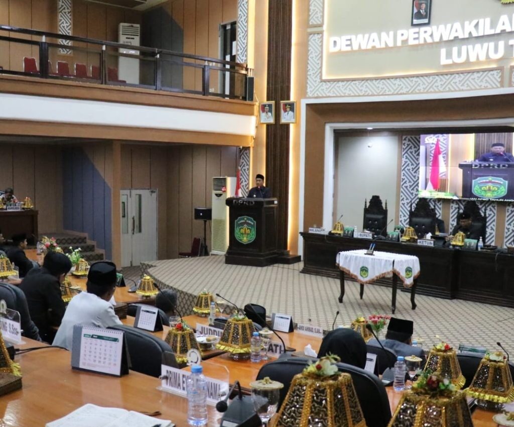Di Paripurna DPRD Lutim, Ibas Doakan Korban Peserta Aksi