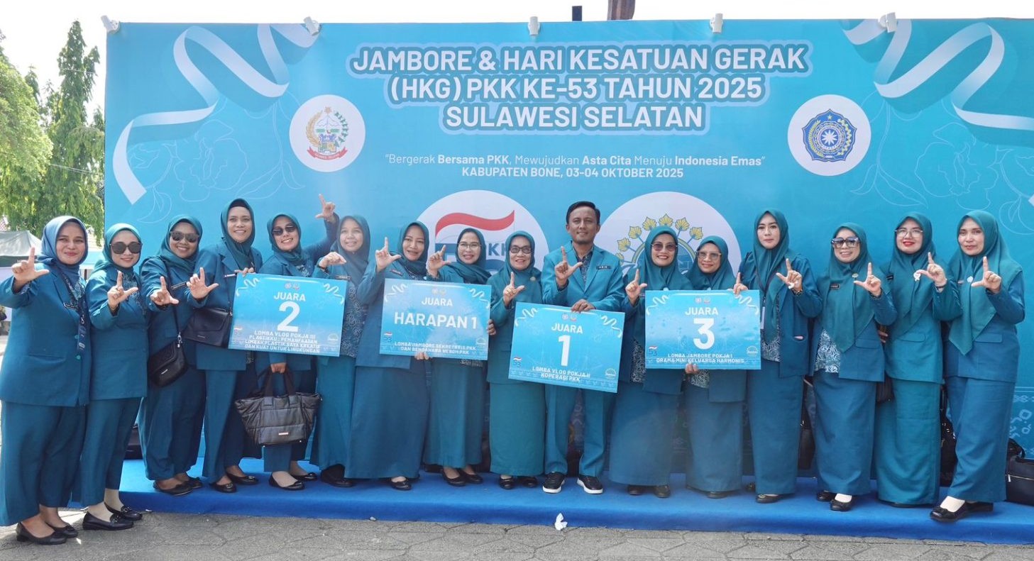 TP-PKK Lutim Raih 4 Juara di Peringatan HKG ke-53