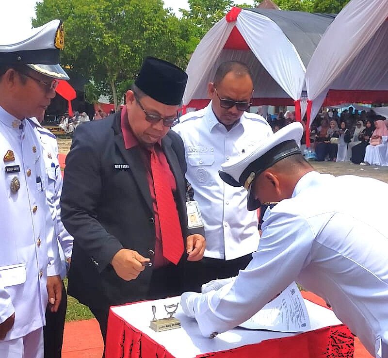 SMKN 3 Pelayaran Palopo Lantik Perwira Remaja ANT-ATT IV 2025