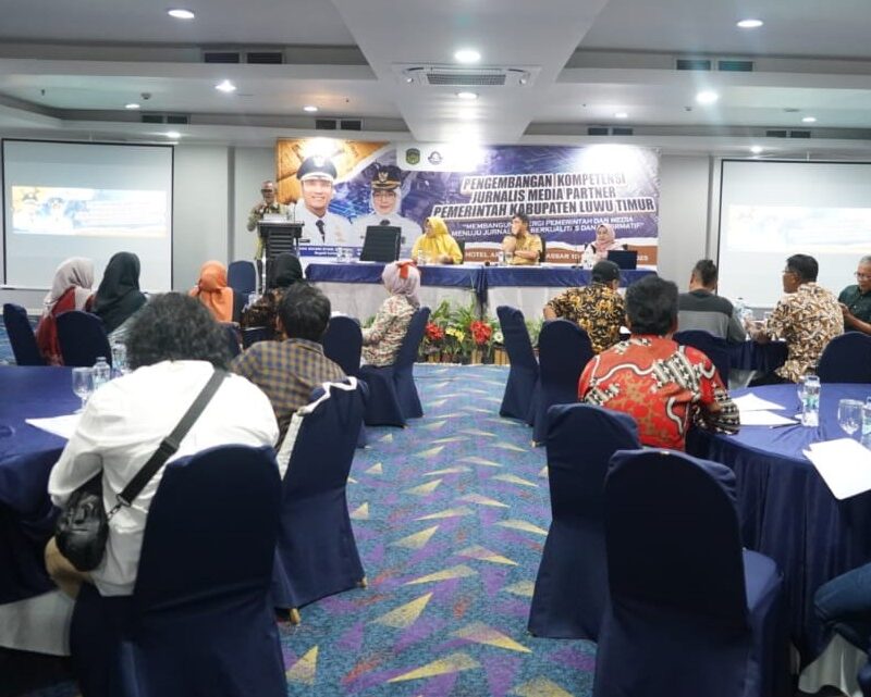 Gelar Bimtek Pengembangan Kompetensi Jurnalis, Ini Harapan Pemkab Lutim