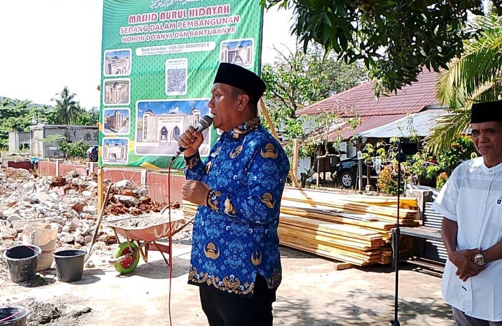 Bupati Lutim Imbau ASN Ikut Donasi Pembangunan Masjid Nurul Hidayah