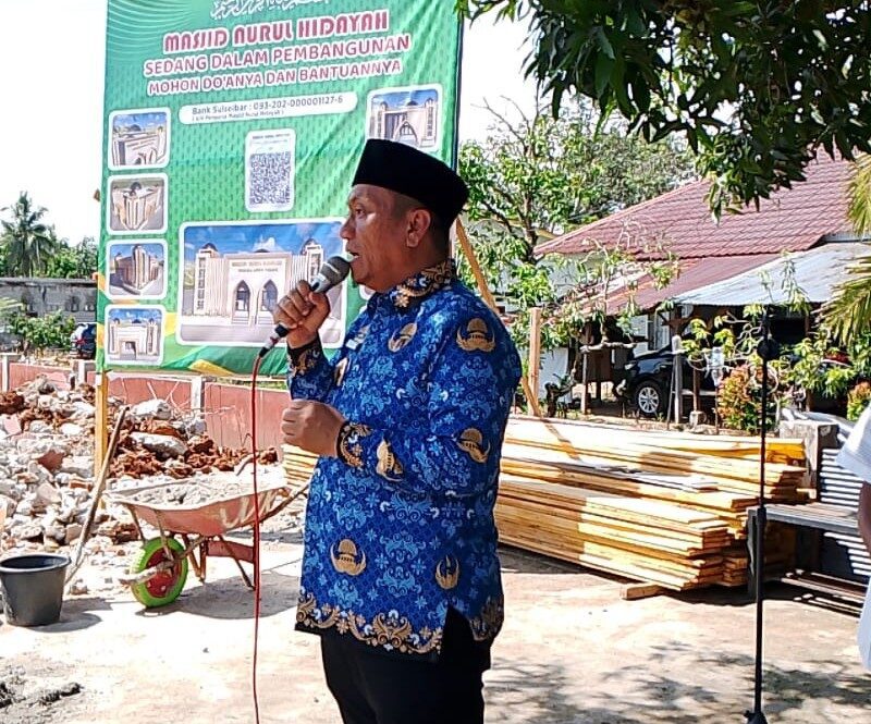 Bupati Lutim Imbau ASN Ikut Donasi Pembangunan Masjid Nurul Hidayah