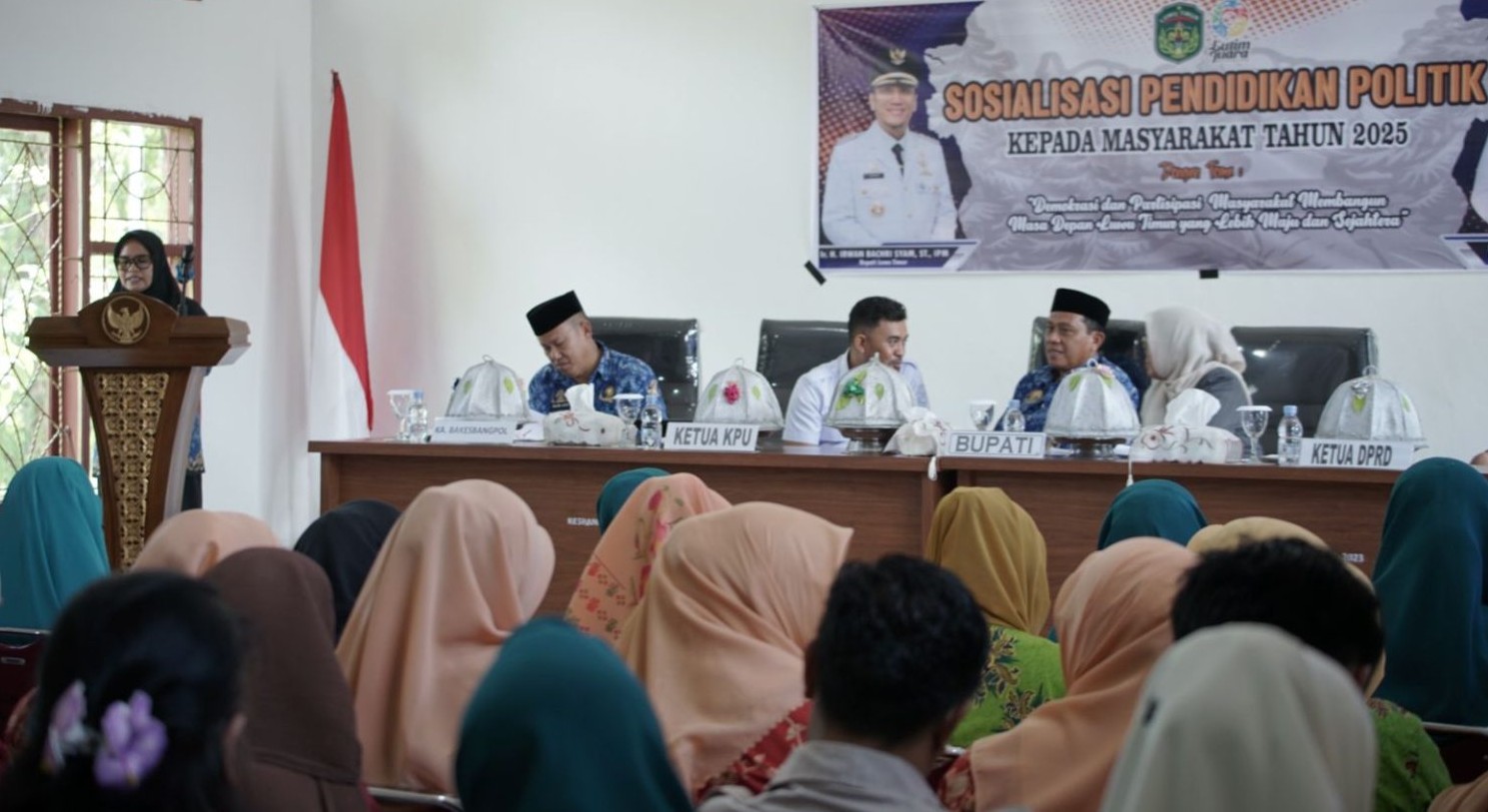 Gelar Pendidikan Politik, Upaya Kesbangol Lutim Bangun Demokrasi Sehat