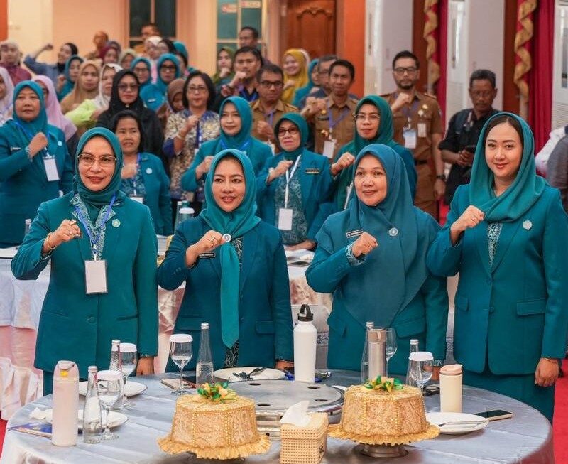 Hadiri Rakerda, TP-PKK Lutim Siap Kolaborasi dengan Pemerintah