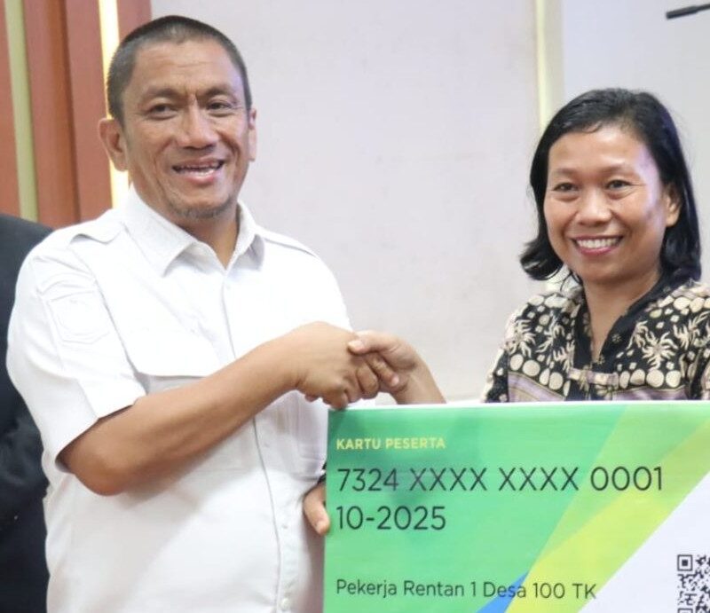 Ribuan Pekerja Rentan di Lutim Kini Punya Perlindungan Sosial