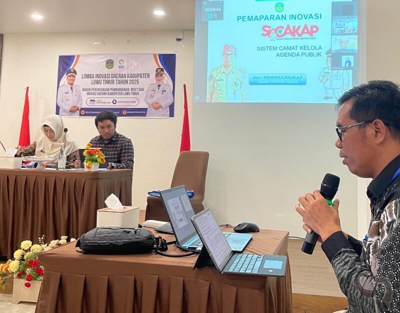 Lomba Inovasi Daerah, Camat Tomoni Timur Paparkan Aplikasi Si Cakap Lomba Inovasi Daerah, Camat Tomoni Timur Paparkan Aplikasi Si Cakap