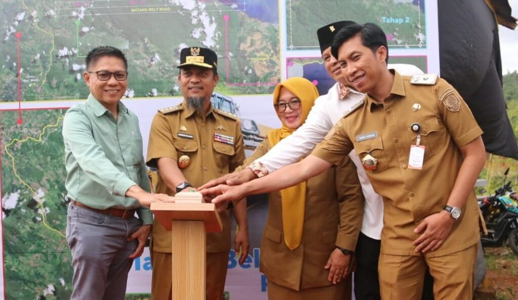 Matano Belt Road Dibangun, Akses Baru Penghubung Lutim–Sulteng