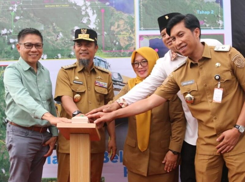 Matano Belt Road Dibangun, Akses Baru Penghubung Lutim–Sulteng