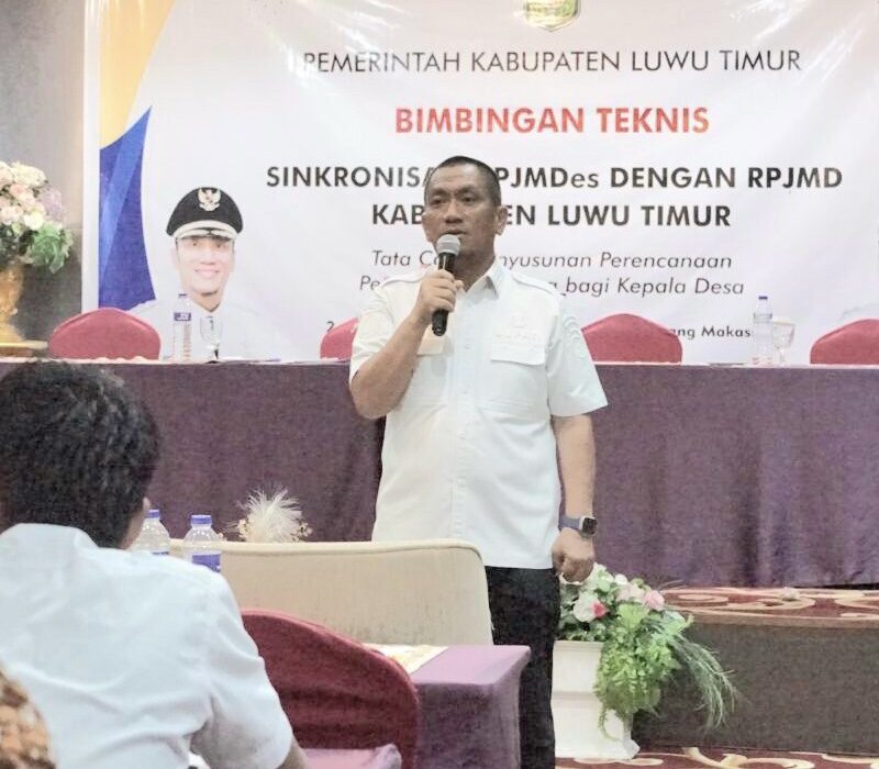 Seluruh Kades di Lutim Ikut Bimtek Sinkronisasi RPJMDesa
