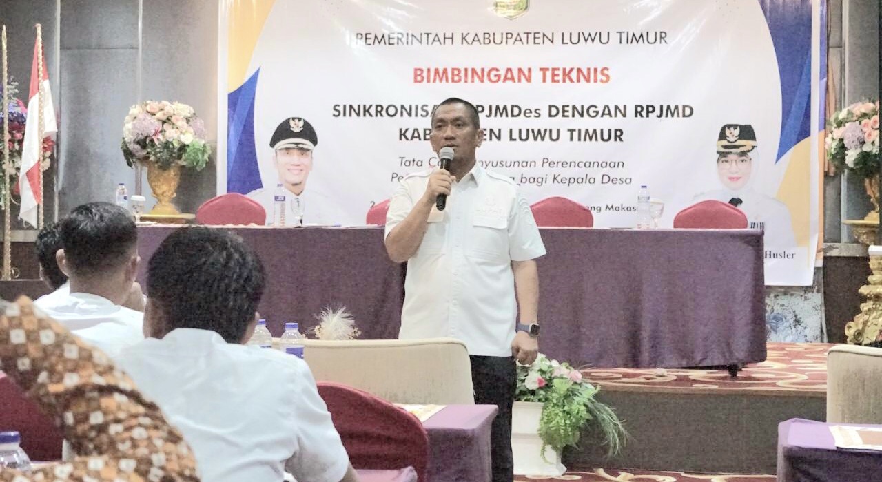 Seluruh Kades di Lutim Ikut Bimtek Sinkronisasi RPJMDesa