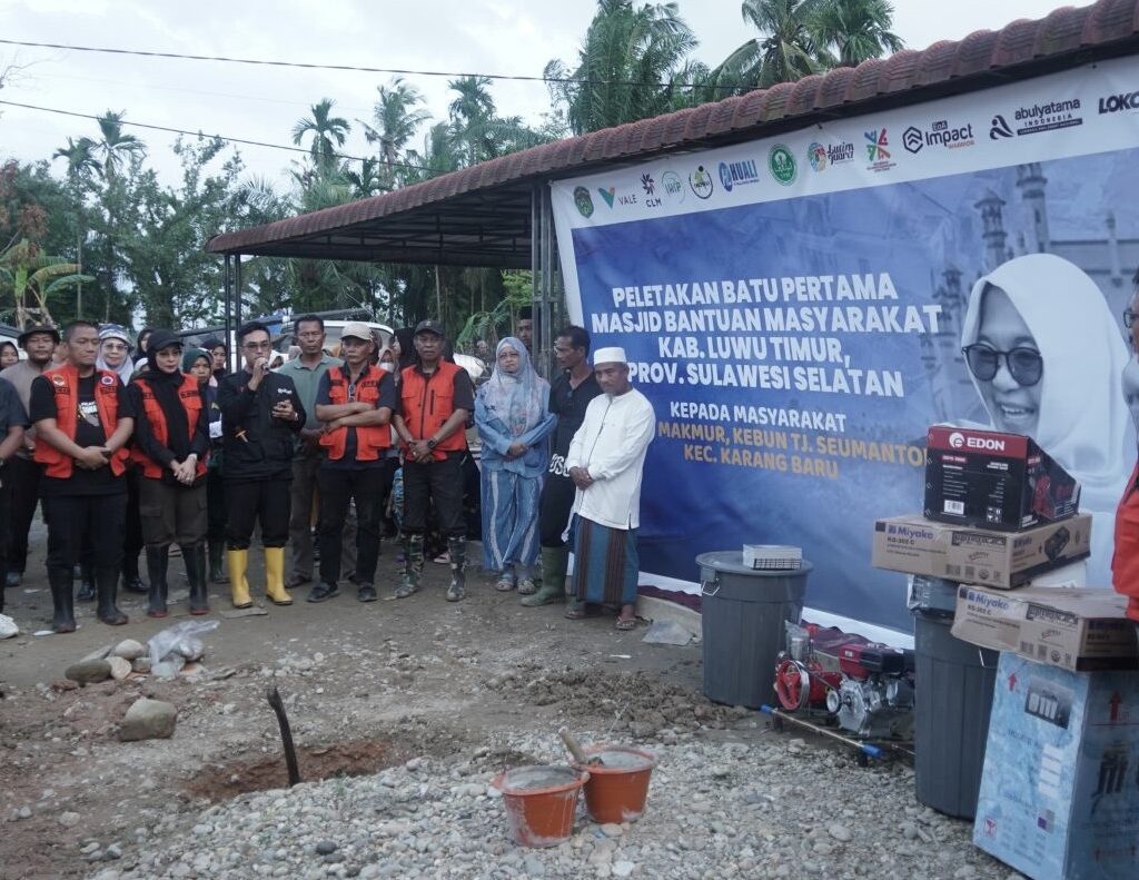 Tak Hanya Logistik, Luwu Timur juga Bantu Bangun Masjid untuk Aceh