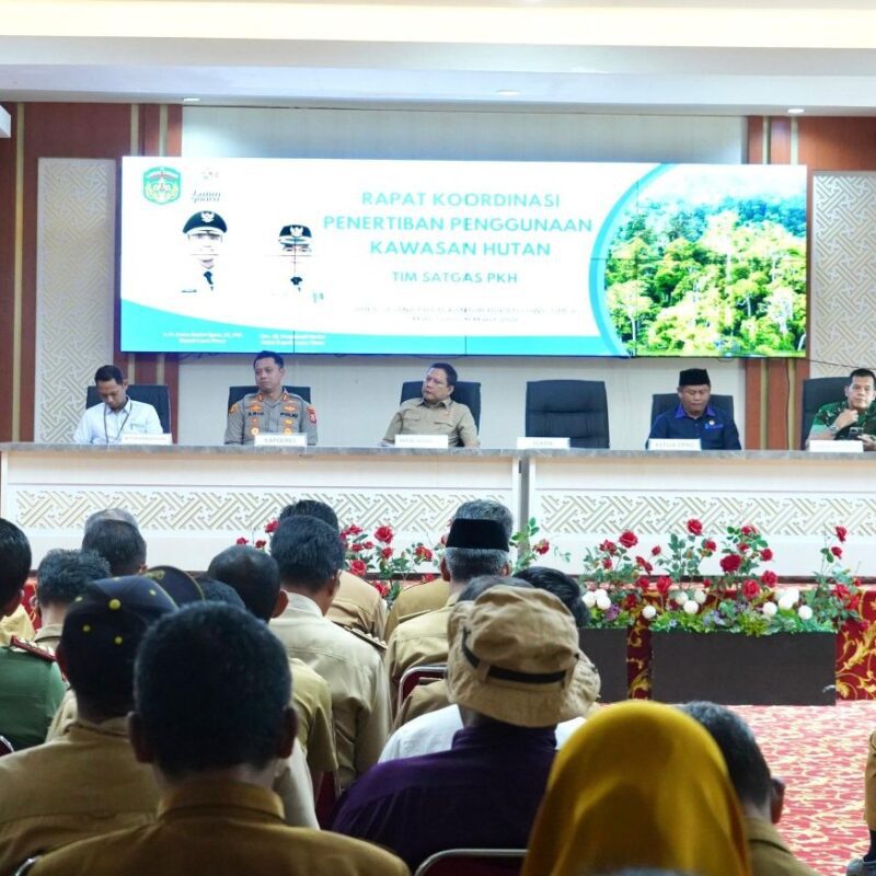 Rakor Satgas PKH, Pemkab Lutim Perkuat Penertiban Kawasan Hutan