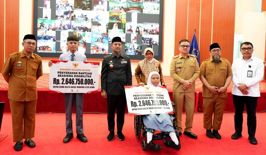 Dukung Pendidikan Inklusif, Gubernur Sulsel Beri Beasiswa Disabilitas Rp5 Miliar untuk 3.400 Siswa