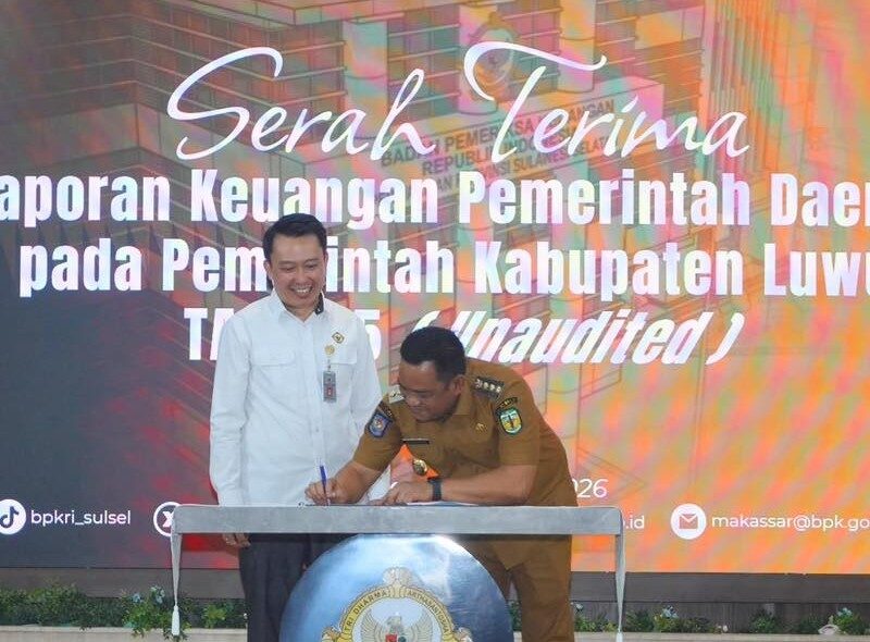 Pemkab Luwu Serahkan LKPD 2025 ke BPK, Tegaskan Komitmen Transparansi