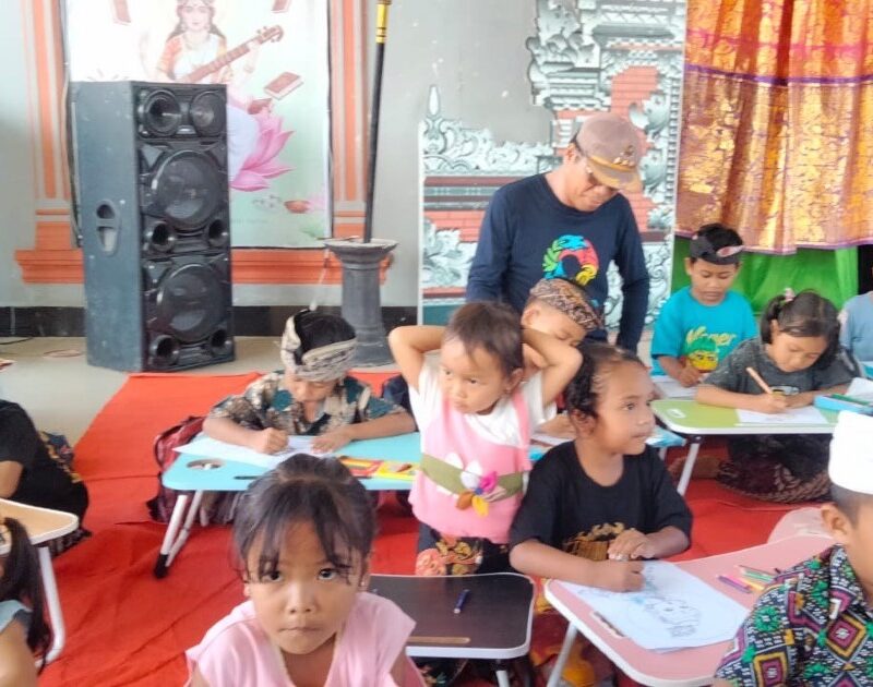 Ratusan Siswa di Lutim Ikut Lomba pada Peringatan Hari Raya Saraswati