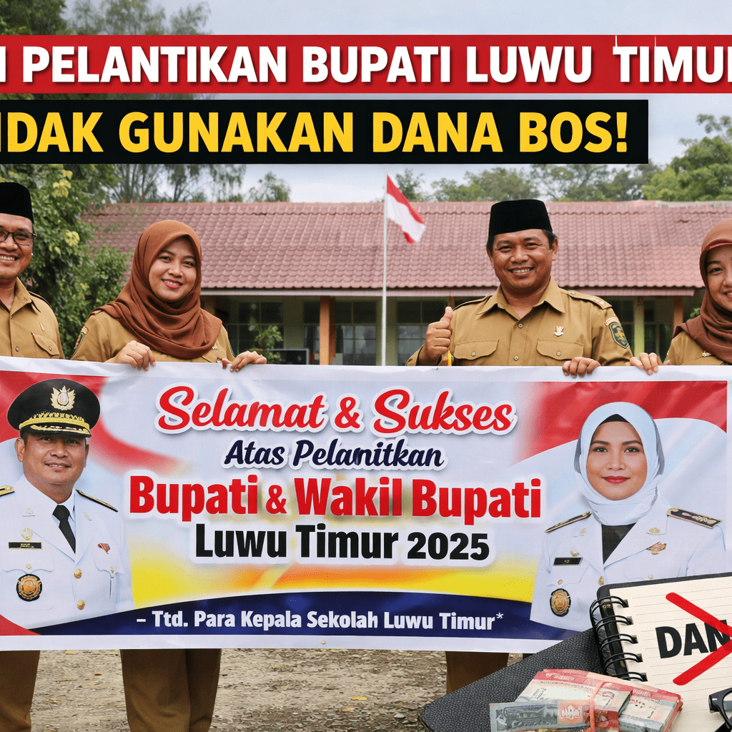 Isu Dana BOS untuk Iklan Dibantah, K3S dan Dinas Pendidikan Lutim Buka Suara