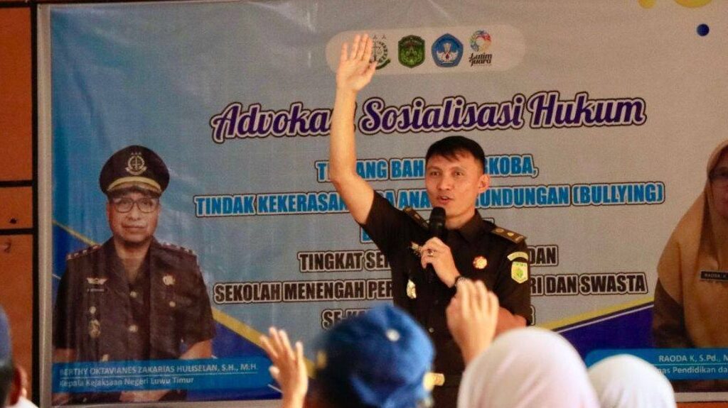 Jaksa Masuk Sekolah di Lutim, Sasar Narkoba, Bullying dan Judi Online