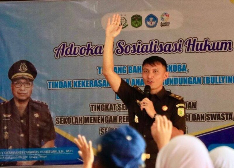 Jaksa Masuk Sekolah di Lutim, Sasar Narkoba, Bullying dan Judi Online