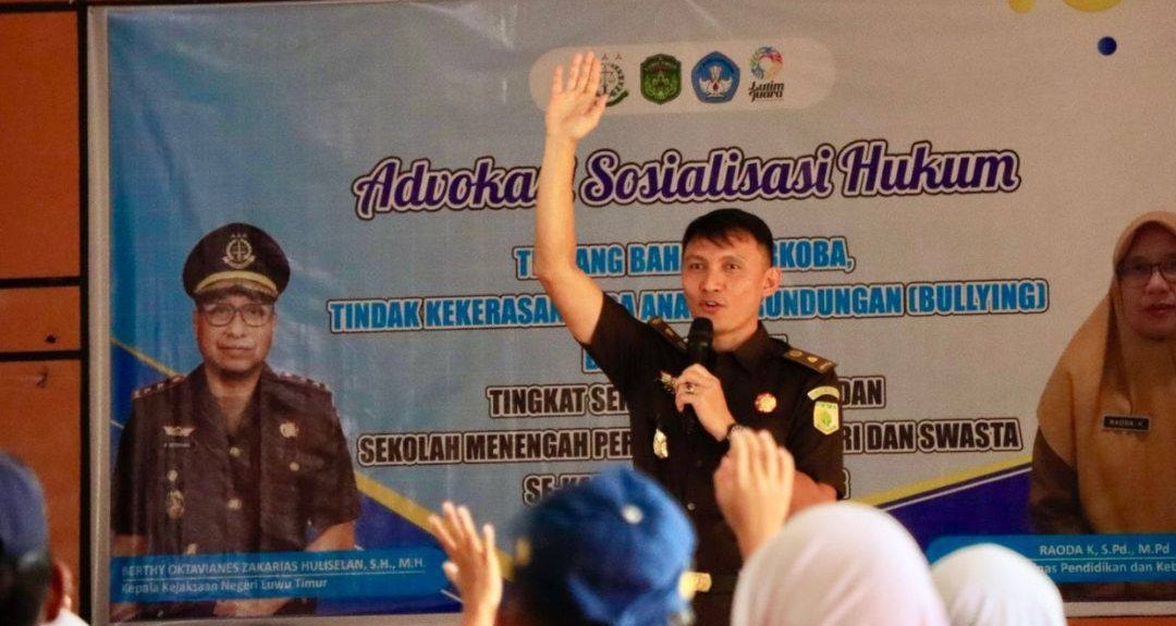 Jaksa Masuk Sekolah di Lutim, Sasar Narkoba, Bullying dan Judi Online