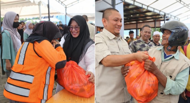 Ratusan Petugas Kebersihan Terima Bingkisan Lebaran dari Bupati Lutim