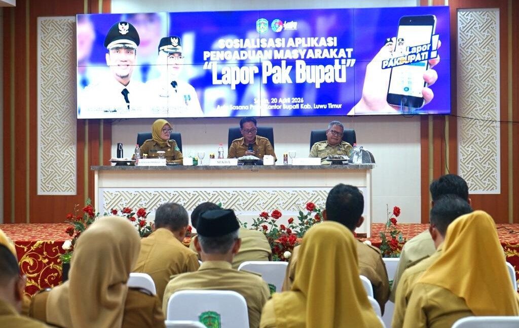 Pemkab Lutim Sosialisasi Aplikasi “Lapor Pak Bupati”