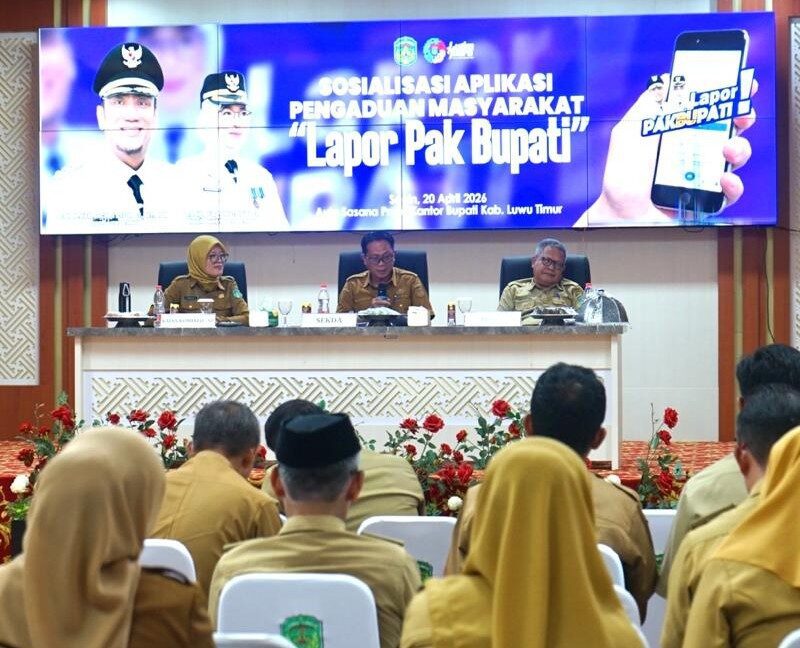 Pemkab Lutim Sosialisasi Aplikasi “Lapor Pak Bupati”