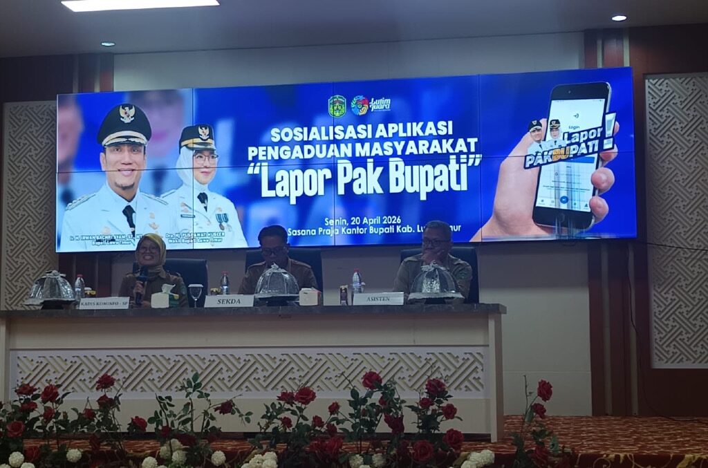 Camat Tomoni Sebut Aplikasi “Lapor Pak Bupati” Dekatkan Pemerintah dan Masyarakat