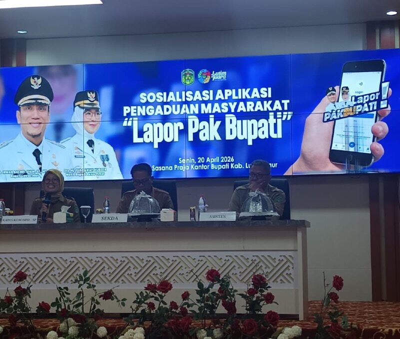 Camat Tomoni Sebut Aplikasi “Lapor Pak Bupati” Dekatkan Pemerintah dan Masyarakat