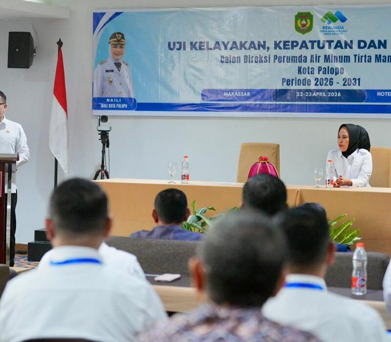Seleksi Direksi Perumda-TM Palopo, Ini pesan Sekda Sulsel