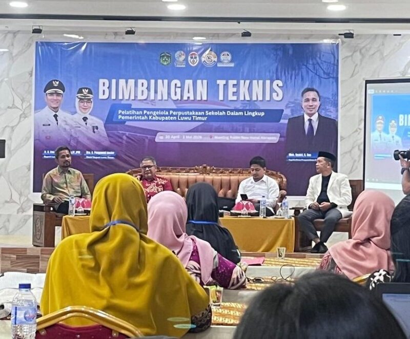DPK Lutim Gelar Bimtek Pengelola Perpustakaan Tingkat SD dan SMP