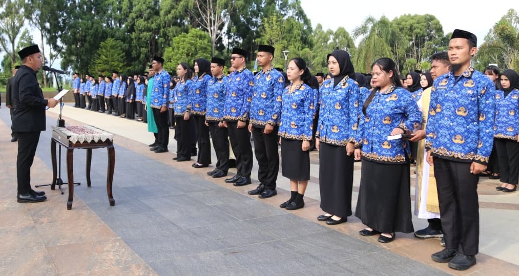 814 CPNS Resmi Menjadi PNS, Ini Pesan Bupati Lutim