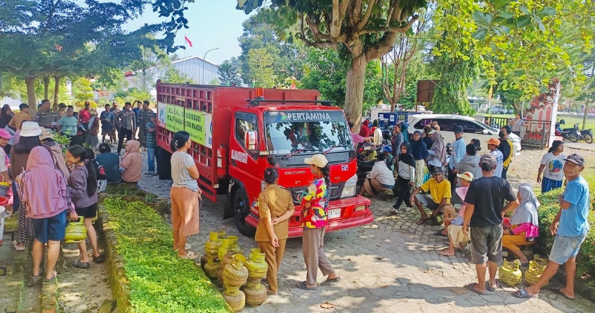 Penyaluran LPG 3 Kg di Lutim Dikawal Ketat Satpol-PP