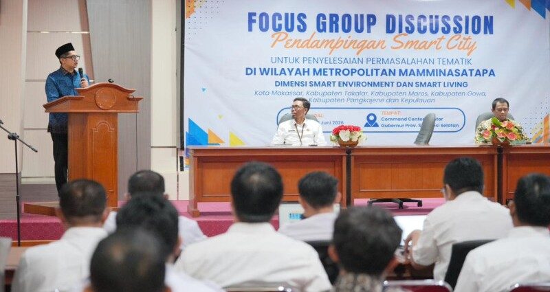 Pemprov Sulsel Percepat Transformasi Digital, Mamminasata Disiapkan Jadi Metropolitan Smart City
