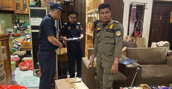 Tim Gabungan Pemkab Lutim dan Bea Cukai, Sita Puluhan Ribu Rokok Ilegal
